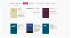 Desktop Screenshot of editorialpunctum.com